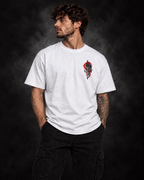 White Yonakasaku Katana Sword T-Shirt product view 2