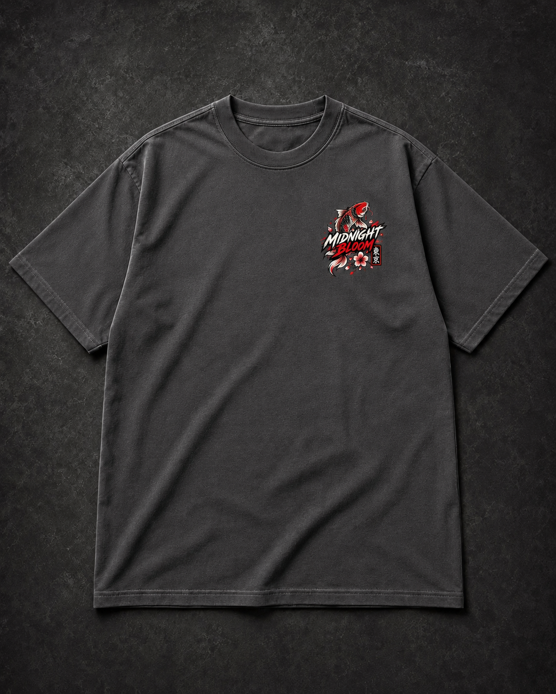 Midnight Bloom Koi Top